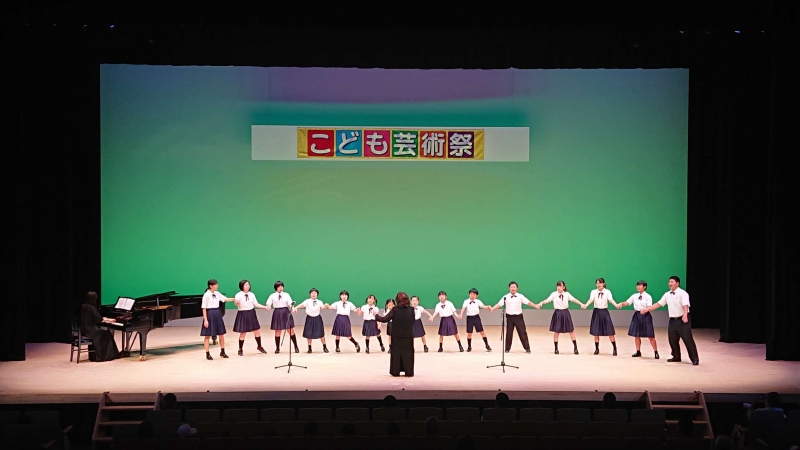 子ども芸術祭・岱明町少年少女合唱団の写真