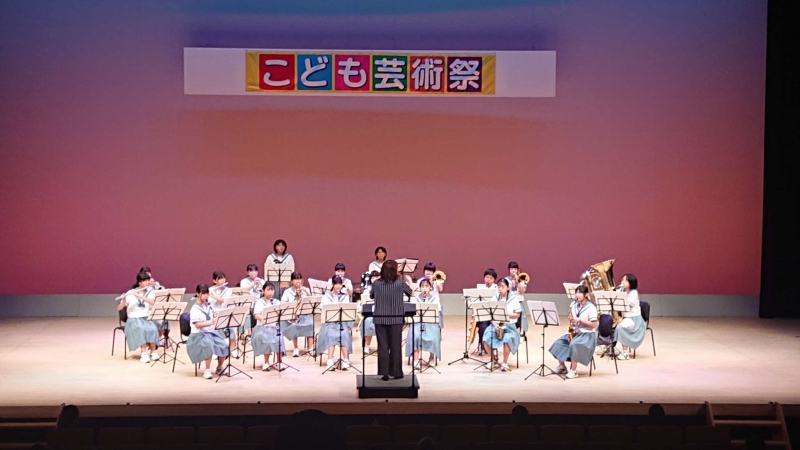 子ども芸術祭・有明中学校吹奏楽部の写真