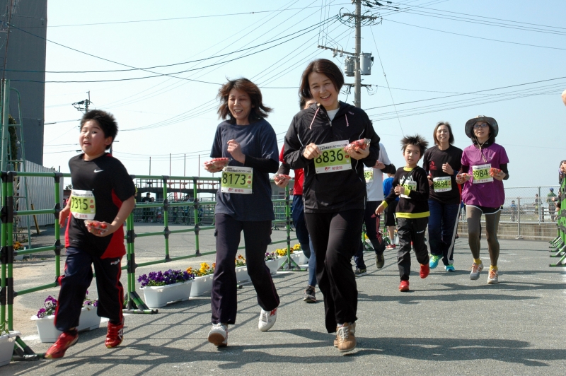 写真32:横島いちごマラソン大会の様子