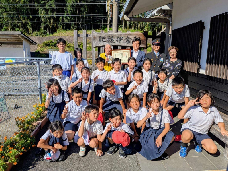 伊倉まちづくり委員会と伊倉小の皆様