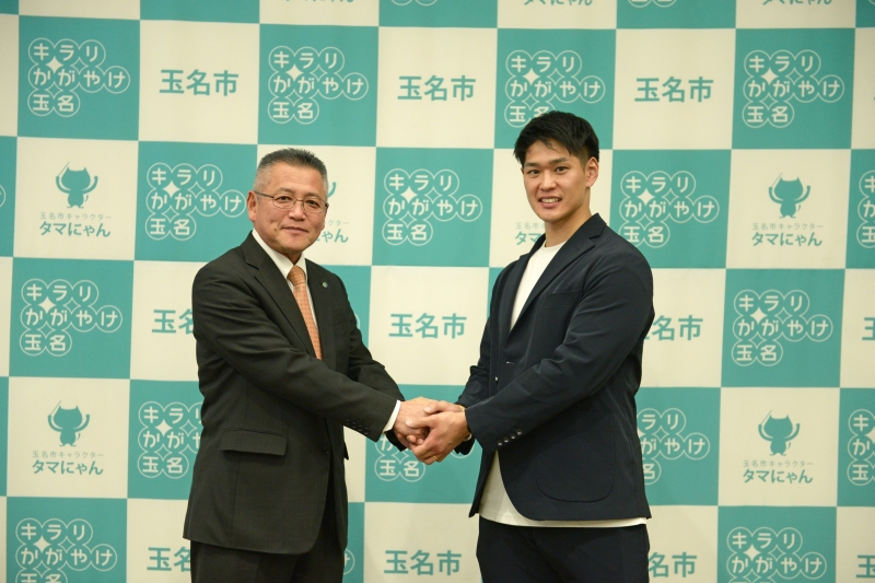 嘉永選手表敬訪問