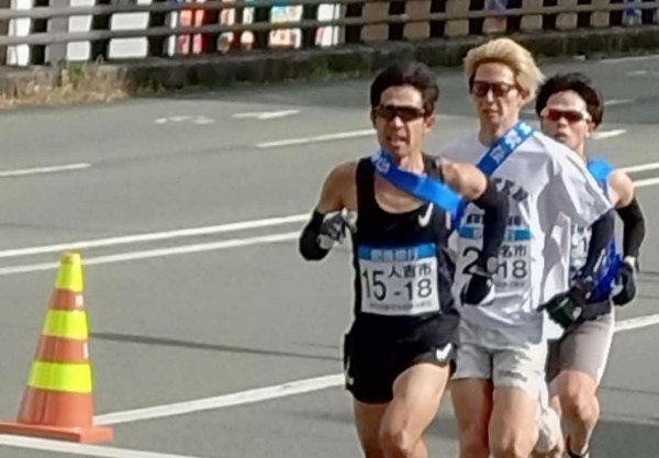 熊日駅伝三津家選手