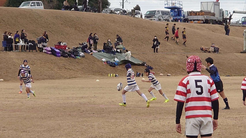 ラグビー大会の様子