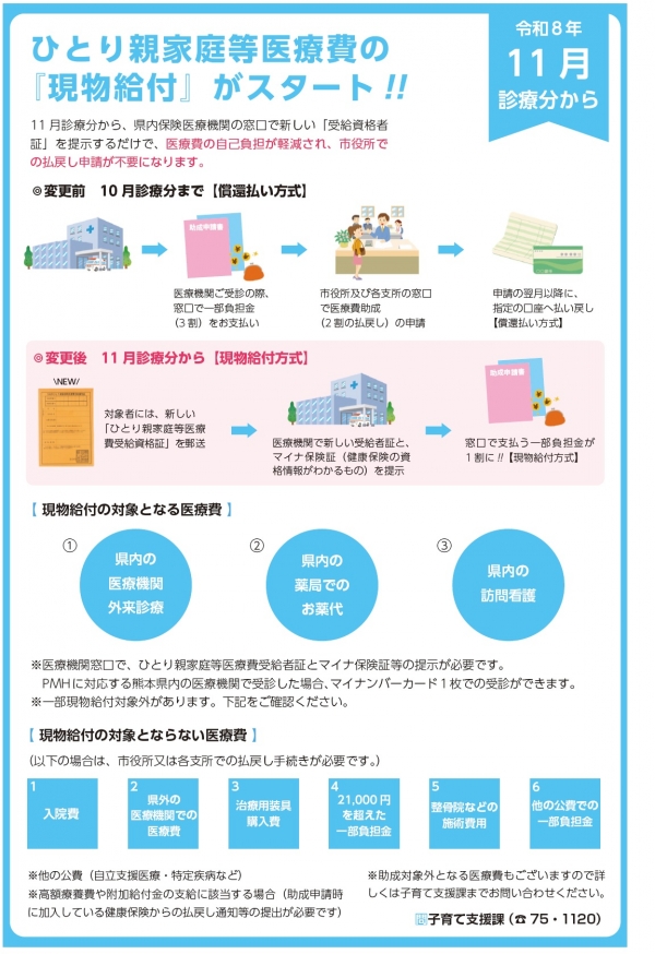 制度について書かれたチラシ