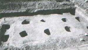 玉名郡倉跡推定地発掘の様子の画像