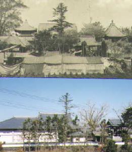 江戸時代の安養寺と現在の安養寺の画像