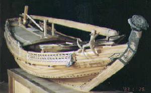 廻船模型正面の画像