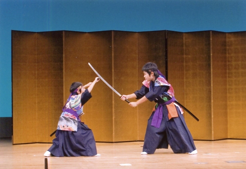 玉名吟詠連盟の剣舞・詩舞の写真