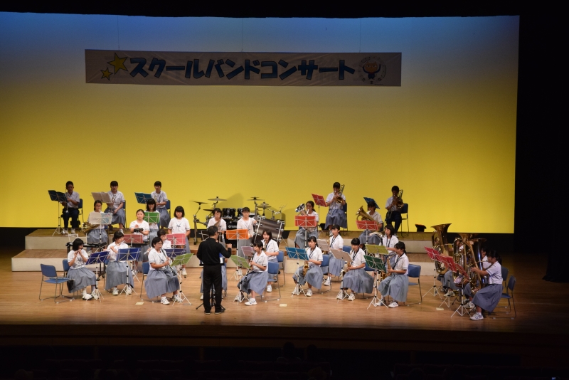 玉名中学校吹奏楽部　1枚目の写真です