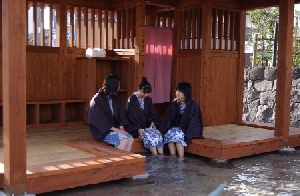立願寺公園足湯の画像